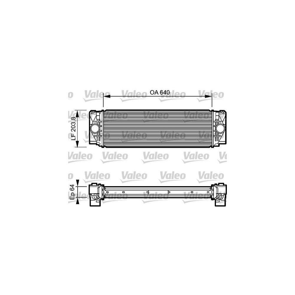 Radiator intercooler Valeo 818732