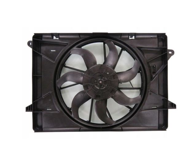 GMV radiator electroventilator Chrysler Pacifica Hybrid, 2016-, motor 3.6 V6, benzina/electric, cutie automata, cu AC, 493 mm; 3 pini