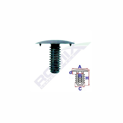 Clips fixare Honda Civic Sdn, 88-, Aftermarket 3055198
