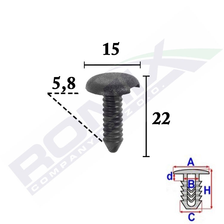 Clema, clips Audi A1, A3, A5/S5, A5/Sportback, A7, TT; Seat Ateca, Ibiza/Cordoba, Leon, Toledo; Skoda Fabia, Octavia III, Rapid, Superb; VW Golf Sportsvan, Golf VII, Passat, Polo; fixare ornamente prag, 6Q0867333, set 10 buc