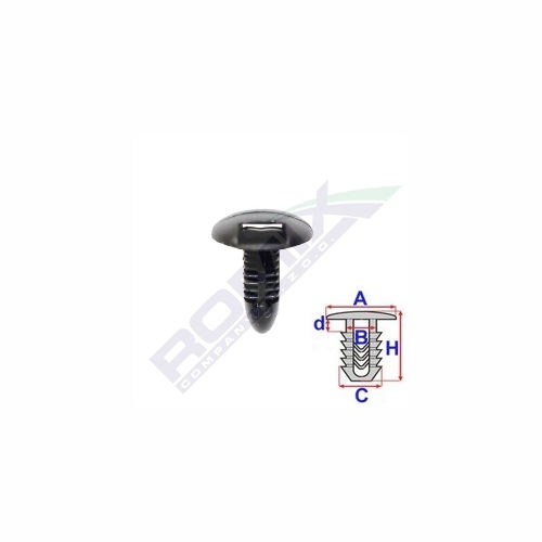 Clips fixare Toyota Corolla, 03.07- Aftermarket 3065159