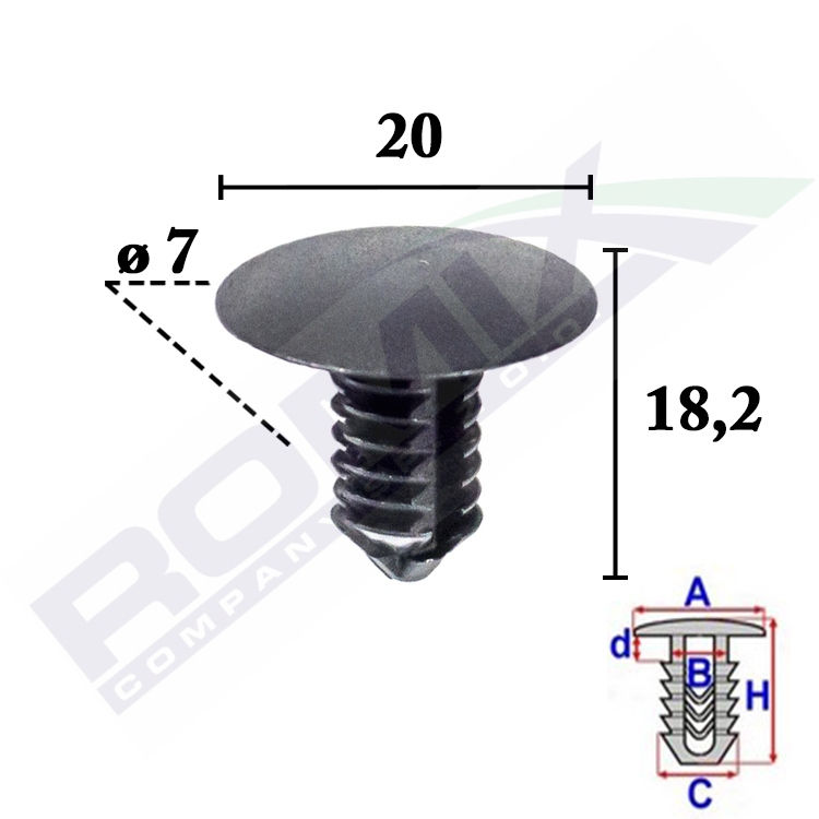 Set 10 buc Clips agrafa fixare Audi A3 2012-2020; A6 2010-,A7 2010-, TT; Seat Alhambra, Arona, Leon 5F; Skoda Fabia 2000-2007; Octavia 2004-2020; VW Beetle, CC, Golf 7 , Jetta 2010-, Passat B6/B7/B8; Passat CC; Sharan 2010-; Tiguan, Touareg 2010-2018