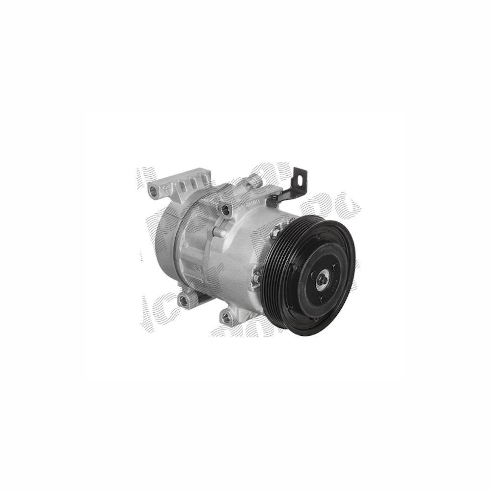 Compresor aer conditionat Kia Carens, 2013-, motorizare 1.6 99kw, benzina, rola curea 125 mm, 6 caneluri, tip Hella: VS-16