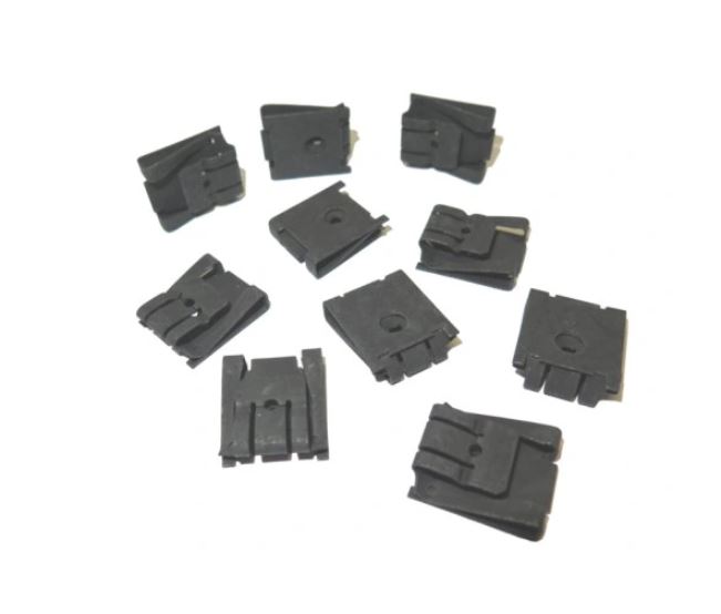 Clema, clips fixare Audi 100/80/A3/A4/A6; Mercedes clasa A/B/C/Clc/E; Porsche 911/Boxster/Cayman/Macan/Panamera; scut sub motor, scut sub sasiu, tapiterie, ornamente, set 10 buc, 893867199, 99950779509, A0049943145