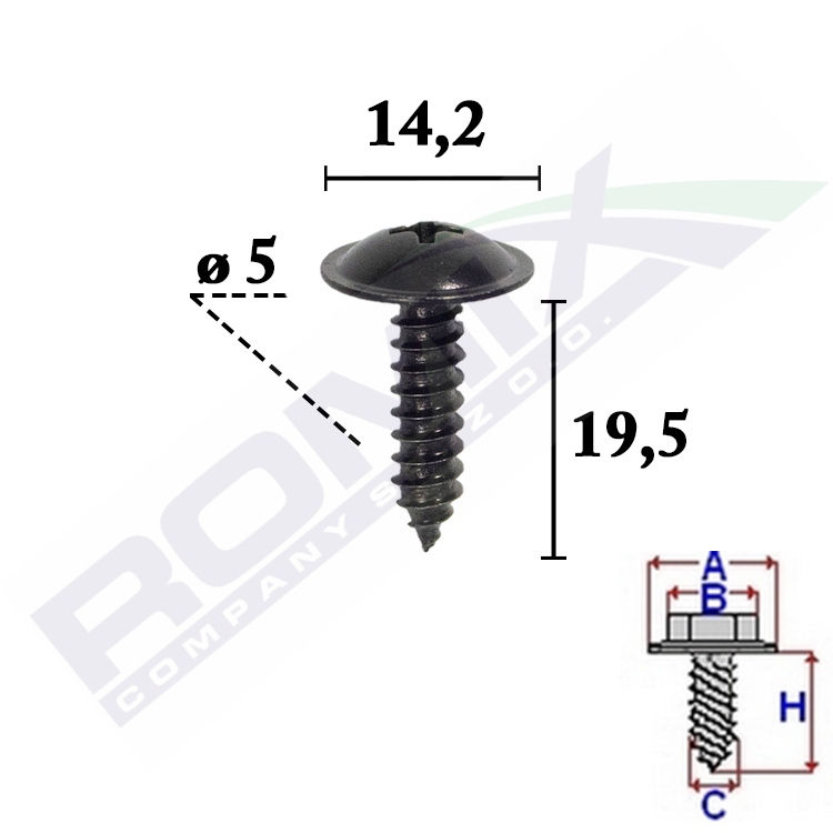 Set 10 buc holsurub fixare caroserie Hyundai Accent 2010-; Elantra 2010-216; Genesis, I30 2012-; Santa Fe 2012-2018; Sonata, Tucson 2006-2015; Veloster 2011-2019; Kia Ceed 2012-2018; Forte, Optima 2015-; Rio 2011-2013, Sorento, Soul, Sportage 2010-2021;