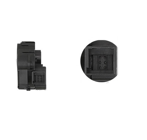 Actuator ventilatie, Motoras aeroterma Valeo 257201 cu 6 pini, Citroen C1 2014-, Peugeot 108 2014-; Toyota Aygo 2014-; 1611243680