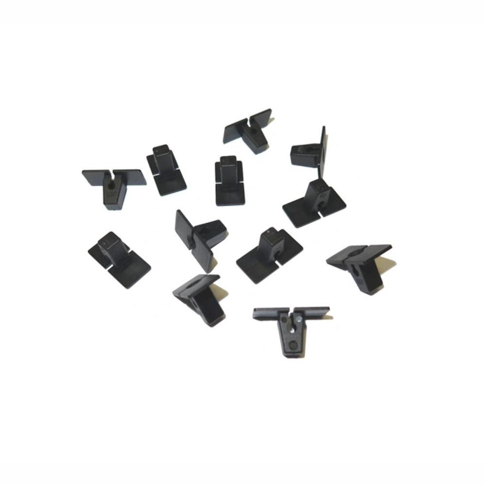 Clema, clips fixare VW Golf III (1h) Hatchback/Combi/Cabrio 08.1991-04.1999, Vento/Jetta (1h) model SUA 01.1992-10.1998; ornamente exterioare pervaz, set 10 buc, 1H0853947