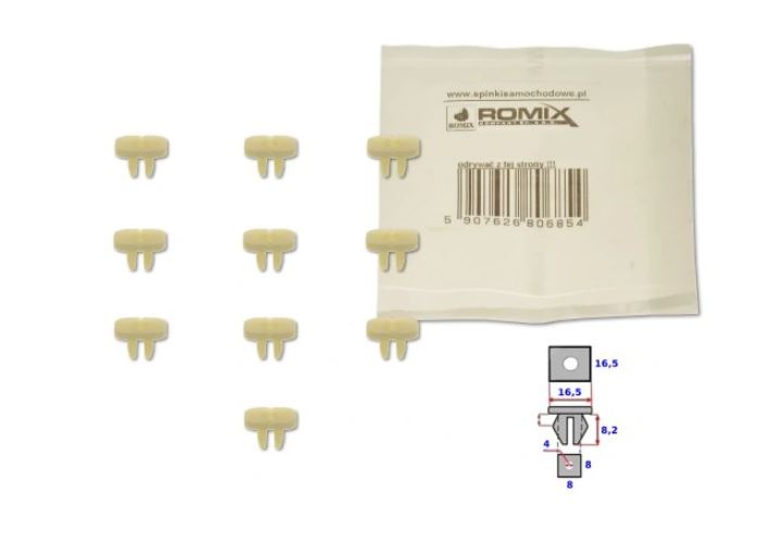 Clips, agrafa plastic Honda Accord, 10.98- Aftermarket 6408280