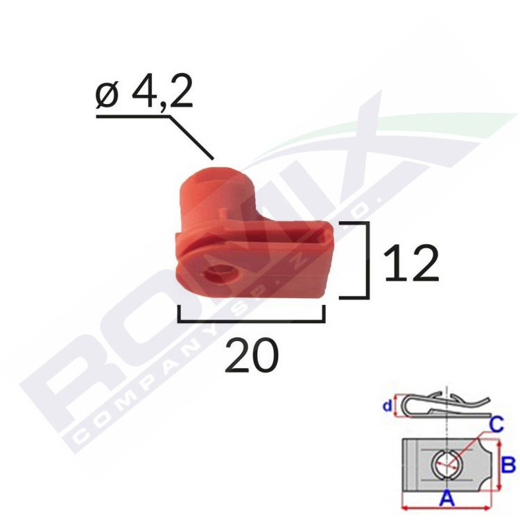 Clema plastic Aftermarket 6422012