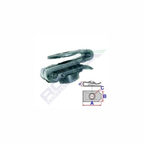 Clips fixare carenaj Hyundai Accent/Coupe/Tiburon/Elantra/Getz/Grandeur/I10/I20/I30/Ix35/Santa Fe/Sonata/Trajet/Tucson/Veracruz; Kia Cee'd/Optima/Soul; Mitsubishi Colt/Galant/Outlander/Pajero; Toyota Aygo/Highlander/Iq/Prius/Rav4/Sienna/Yaris; set 10 buc