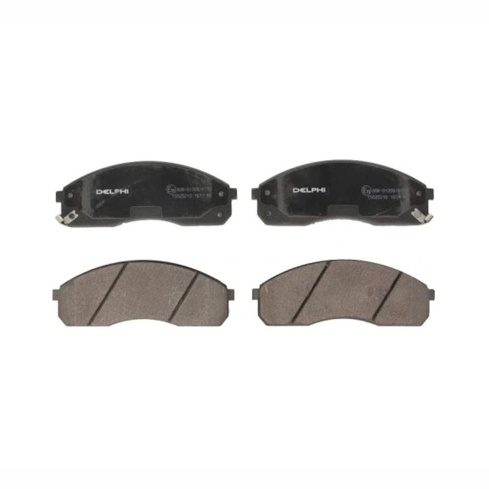 Set placute frana Delphi LP1671, parte montare : punte fata