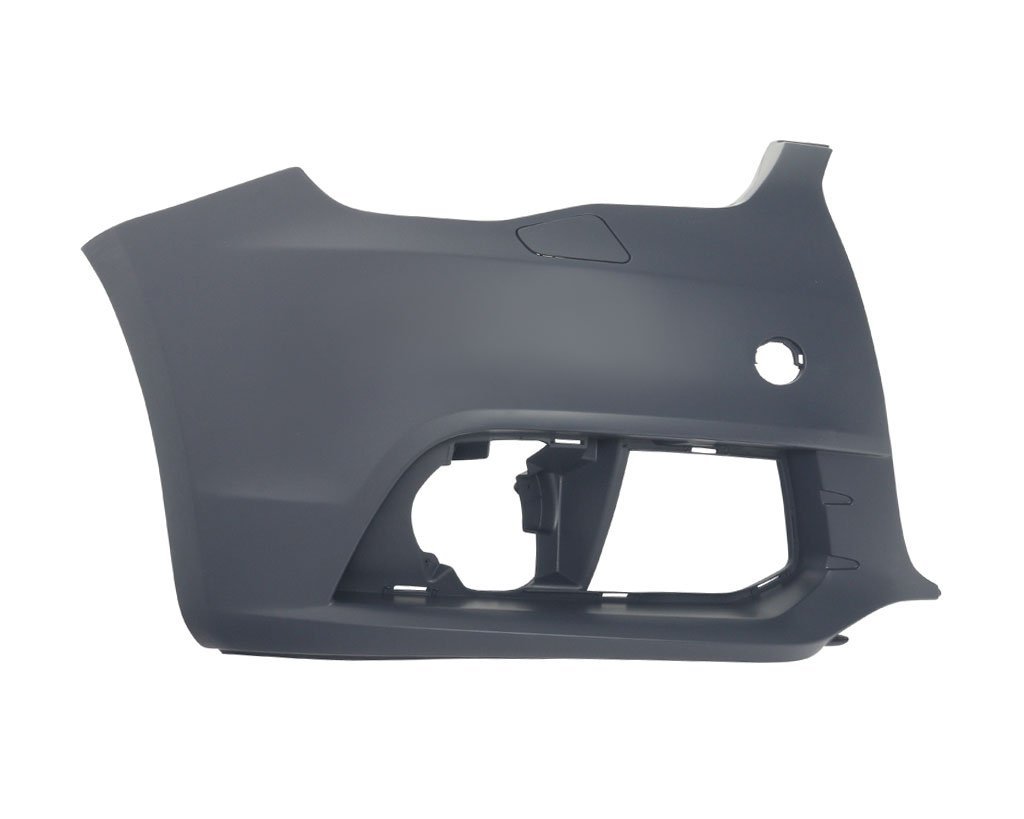 Parte laterala bara , colt lateral flaps fata dreapta Audi A1 (8x), 04.2010-01.2015, cu gaura pentru spalator, primer, 8X0807066AGRU