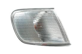 Lampa semnalizare fata Audi 100 (C4), 12.90-05.94, Alba , fara suport bec , omologare ECE , parte Fata, 4A0953050B; 4A0953050E; 4A095350B, Dreapta