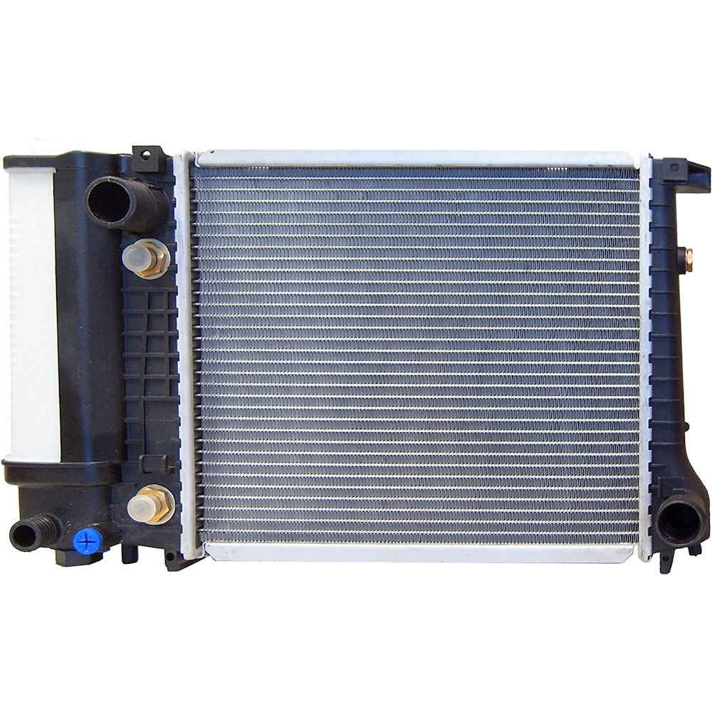 Radiator racire Bmw Seria 3 E30, 1987-10.1994 (316i/318i), Motorizare 1, 6; 1, 8 Benzina, tip climatizare fara AC, cutie Automata, dimensiune 380x328x34mm, Cu lipire fagure mecanica, Aftermarket