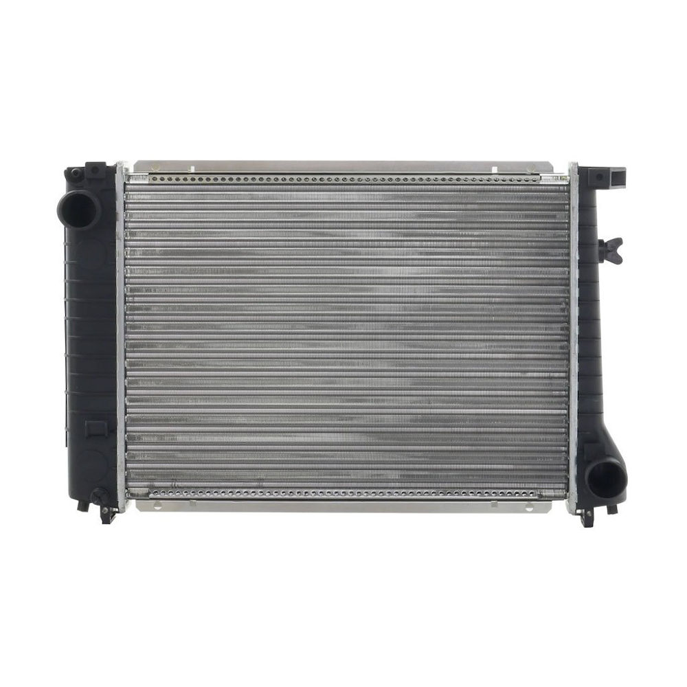 Radiator racire Bmw Seria 3 E30, 1987-11.1990 (320i/325i/Ix), Bmw Seria 5 E28, 1984-12.1987 (525i/528i), Motorizare 2.0 R6; 2.5 R6; 2, 8 R6 Benzina, tip climatizare fara AC, cutie Manuala, dimensiune 440x322x34mm, Cu lipire fagure mecanica, Aftermarket