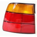 Stop spate lampa Bmw Seria 5 (E34), 12.1987-06.1996 Sedan, omologare ECE, spate,rosu-galben,exterior, cu suport bec, 1384009; 2VA005553111; 63211384009, Stanga