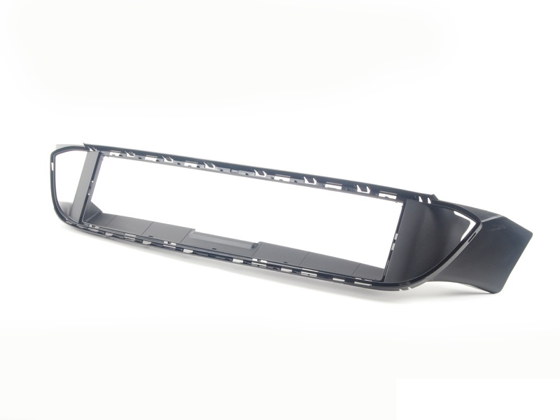 Rama centrala grila bara fata mijloc Bmw Seria 5 (F10/F11), 12.2009- (M-Trim , Model M-Pack), negru, 51748049347