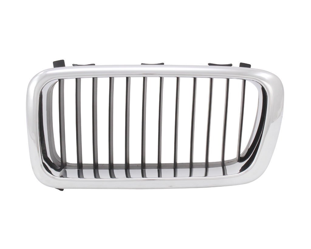 Grila radiator Bmw Seria 7 (E38), 04.1994-1998 stanga, crom/crom/negru, 51138172279, 202205-3