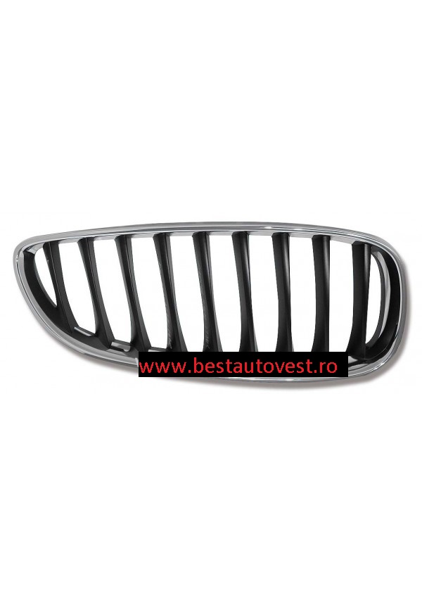 Grila radiator Bmw Z4 (E89), 05.2009-, stanga, crom/negru, 51137191509, 203605-1