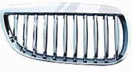 Grila radiator Bmw Seria 3 (E92/93) Coupe/Cabrio, 09.2006-03.2010, stanga, crom/crom/negru, 51137157277, 204105-3