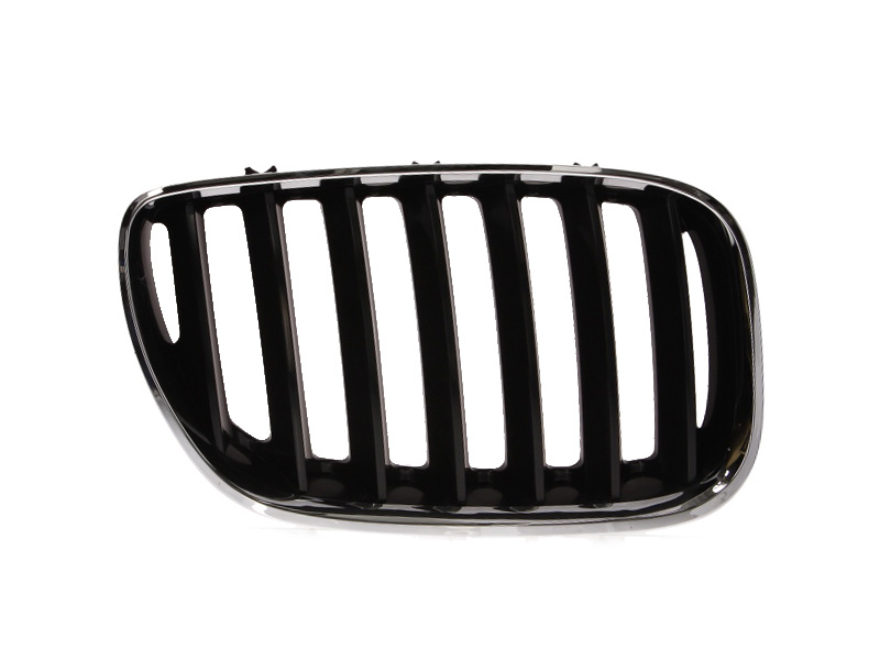 Grila radiator Bmw X5 (E53), 05.2003-10.2006, dreapta, crom/negru, 51137113734, 205205-2