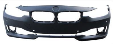 Bara fata Bmw Seria 3 (F30/F31/F34/F35), 01.2012-05.2015, grunduita, cu 4 gauri pentru senzori de parcare, 51117292992 (nu e compatibila la modele GT)