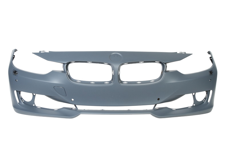 Bara fata Bmw Seria 3 (F30/F31/F34/F35), 01.2012-05.2015, grunduita, cu gauri pentru senzori de parcare,cu gauri pentru spalatoare faruri, 51117292998 (nu e compatibila la modelul GT)