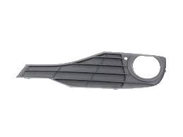 Grila bara fata Bmw Seria 3 (F30/F31), 01.2012-12.2019 (fara model GT), partea Stanga, 51117255365, 20D127-3 cu locas pentru proiectoare, scurt, partial inchisa