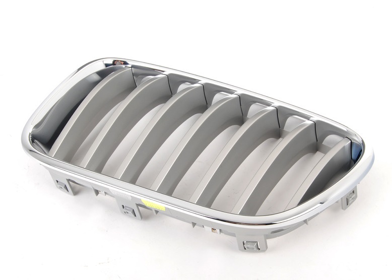 Grila radiator Bmw X3 (F25), 11.2010-04.2014, partea stanga, titan, 51117237421, 20X105-1