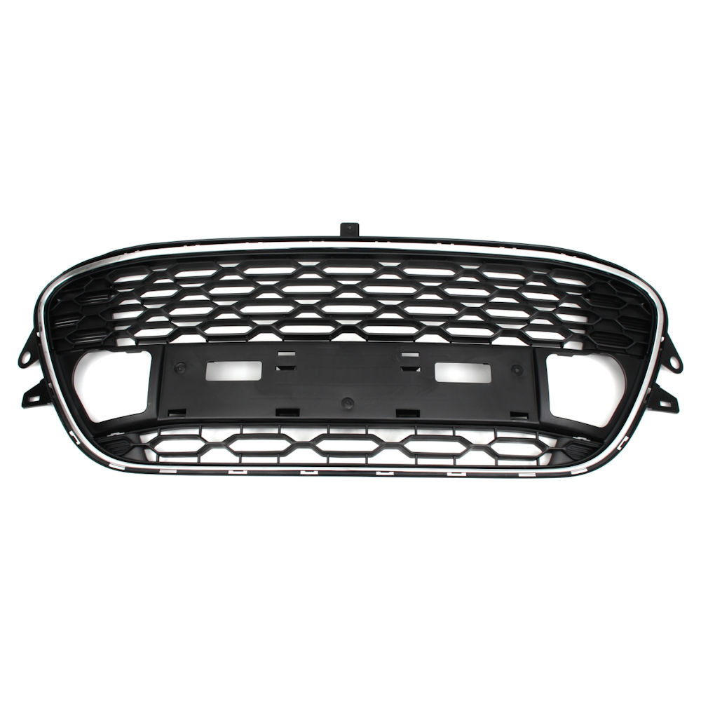 Grila bara Citroen C3 03.2010-12.2016, Fata, Cu element cromat, 7422G4