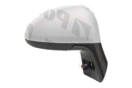 Oglinda exterioara Citroen C4 (La/Lc), 09.2008-12.2010, Citroen C4 (La/Lc), 10.2004-09.2008 , partea Dreapta, culoare sticla crom, sticla convexa, carcasa grunduita, cu incalzire, ajustare electrica, 8149ZX; 815279