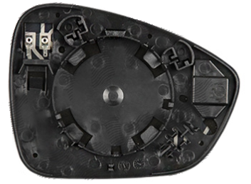 Geam oglinda Citroen C4 (B7), 09.10-, DS4 06.2011- partea stanga View Max crom convex cu incalzire