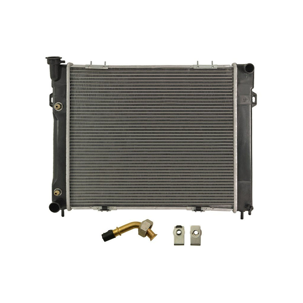 Radiator racire Jeep Cherokee (Xj), 1995-2001, Jeep Grand Cherokee (Z/Wj/Wg), 03.1995-1999, Motorizare 4.0 R6 135/140/144kw Benzina, tip climatizare cu/fara AC, cutie M/A, dimensiune 565x498x323mm, Cu lipire fagure prin brazare, Aftermarket