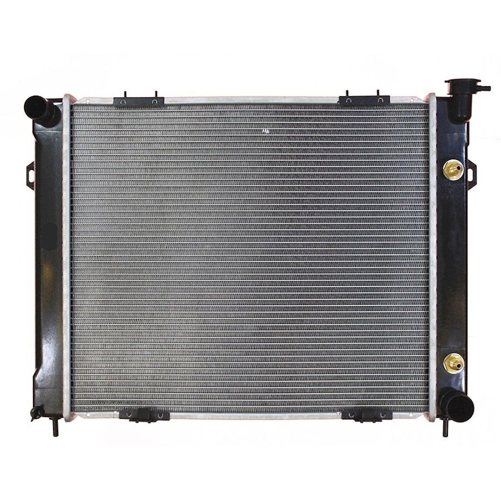 Radiator racire Jeep Grand Cherokee, 12.1997-04.1999, Motorizare 5, 2 V8 164kw; 5, 9 V8 176kw Motor Magnum Benzina, tip climatizare Cu/fara AC, cutie automata, dimensiune 565x498x43mm, Cu lipire fagure prin brazare, Aftermarket