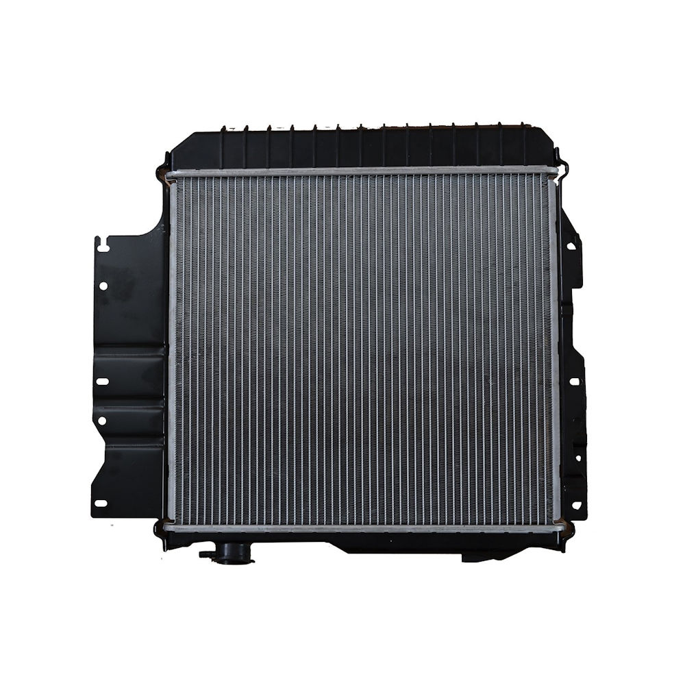 Radiator racire Jeep Wrangler (Tj/Ys/Sj) 01.1987-1997, Motorizare 4.0 R6 130/134/142kw Benzina, cutie M/A, cu niplu 32/38mm, dimensiune 498x459x40mm, Cu lipire fagure prin brazare, Aftermarket