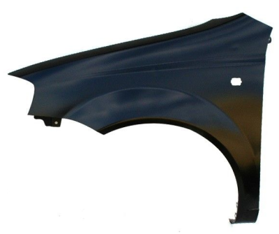 Aripa fata Chevrolet Aveo (T200), 01.2003-03.2006 / Kalos (Klas/T200) 01.2003-2006, partea Stanga, cu gaura pentru semnalizare, 96540887, 250001-J, galvanizata