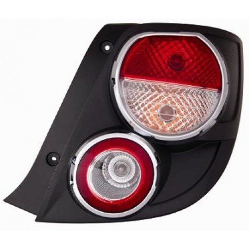 Stop spate lampa Chevrolet Aveo (T300), 05.11- Hatchback, omologare ECE, spate,lampa de mers inapoi, argintiu, 96831068, Dreapta