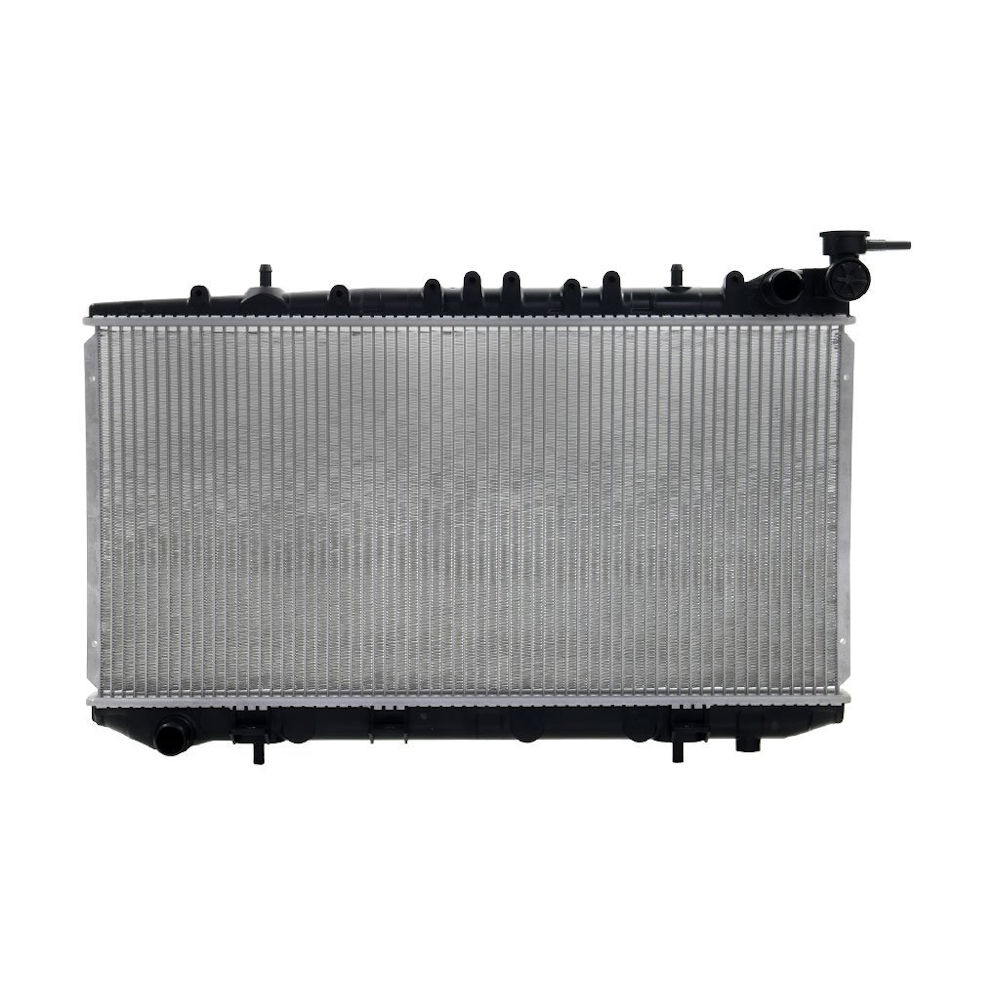 Radiator racire Nissan Sunny (N14/Y10), 06.1990-09.1995, Motorizare 1, 4 55kw; 1, 6 66/70kw Benzina, cutie Manuala, tip Calsonic, diametru intrare/iesire 28/28mm, dimensiune 647x320x16mm, Cu lipire fagure prin brazare, Aftermarket