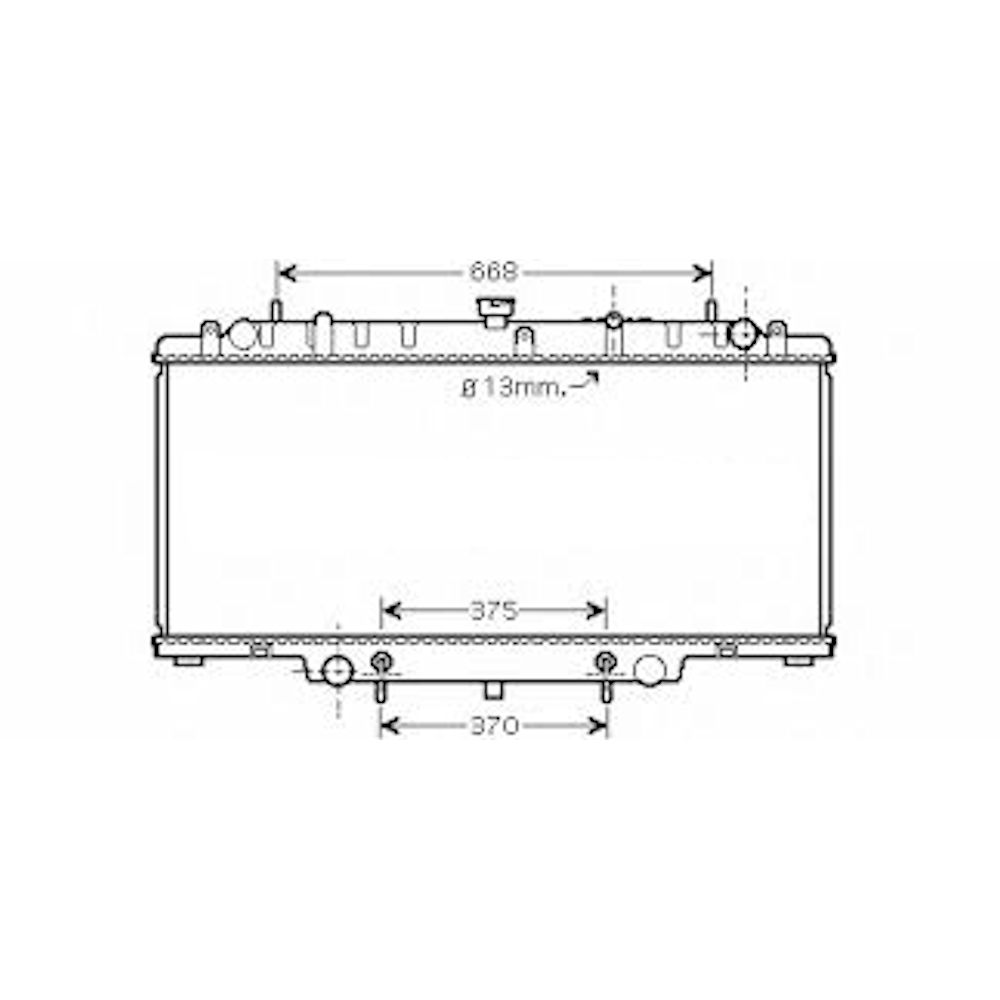 Radiator racire Nissan Patrol (Y61/Gy61), 10.1997-09.2000, Motorizare 2, 8 Td 96kw; 3, 0 Di 118kw Diesel, tip climatizare Cu/fara AC, cutie automata, dimensiune 908x450x32mm, Cu lipire fagure prin brazare, Aftermarket