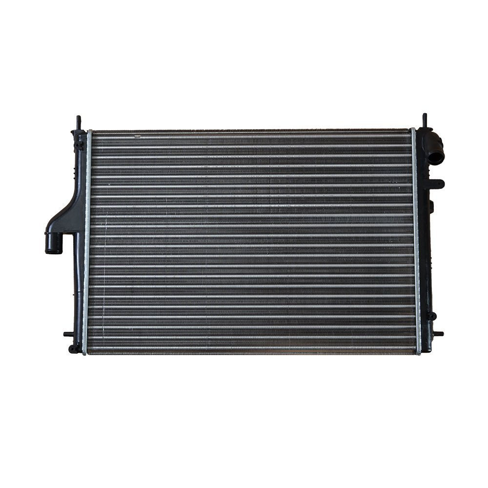 Radiator racire Dacia Logan 04.2008-2012, 1.5dci (48/50/62kw), Sandero 04.2008-2012 1.5dci 50/62kw; Duster 03.2010- 1.5dci 81kw/1.6mpi 77kw;  , tip climatizare cu AC, cutie Manuala, dimensiune 585x416x23mm, Cu lipire fagure mecanica, Aftermarket