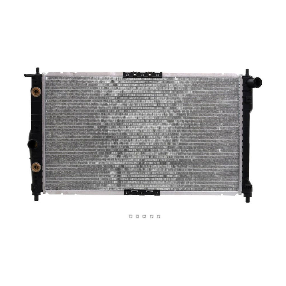 Radiator racire Daewoo Leganza, 09.1997-04.2004, Nubira, 06.1999-03.2004, Motorizare 1, 6 78kw; 2, 0 98kw; 2, 2 100kw Benzina, tip climatizare Cu/fara AC, cutie automata, dimensiune 655x380x23mm, Cu lipire fagure mecanica, Aftermarket