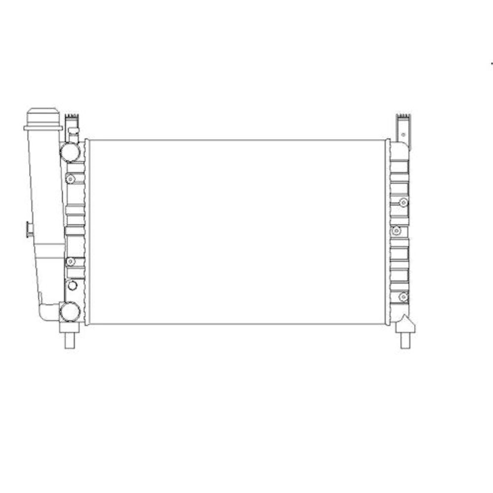 Radiator racire Fiat Fiorino, 01.1988-05.2001, Uno, 09.1989-12.1993, Motorizare 1, 4 51/52kw; 1, 5 55kw; 1, 6 55kw Benzina, tip climatizare Cu/fara AC, cutie Manuala, dimensiune 520x323x34mm, Cu lipire fagure mecanica, Aftermarket