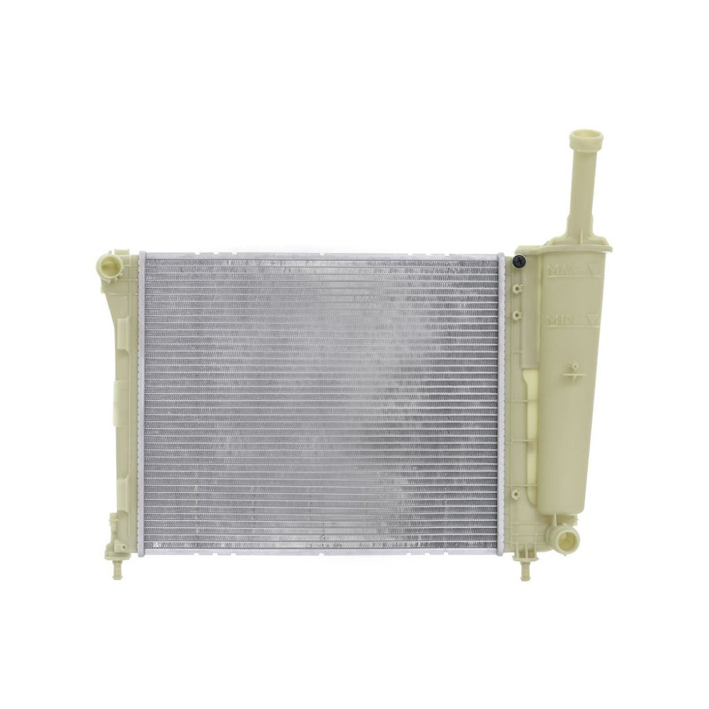 Radiator racire Fiat Panda (319), 2012-, Motorizare 1, 2 51kw Benzina, tip climatizare Cu/fara AC, cutie Manuala, cu conectori rapizi iesire, dimensiune 480x392x16mm, Cu lipire fagure prin brazare, Original (J.DEUS)