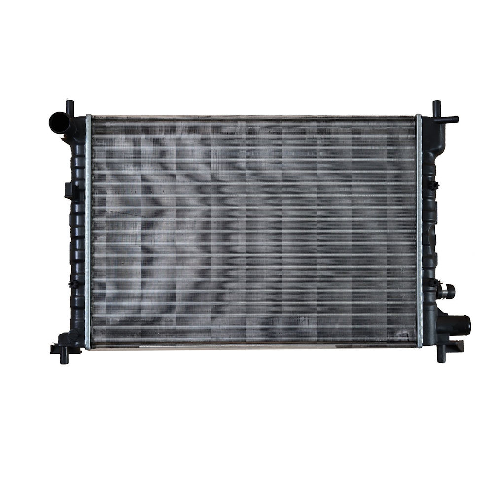 Radiator racire Ford Courier, 08.1995-04.2002, Fiesta, 1995-04.2002, Mazda 121, 1996-2002, Motorizare 1, 8 D 44kw Fara Ac; 1, 8 Td 55kw Cu/Fara Ac Diesel, cutie Manuala, dimensiune 500x360x23mm, Cu lipire fagure mecanica, Aftermarket