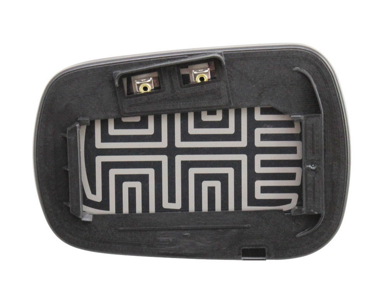 Geam oglinda Ford Fiesta (Jhs), 01.2002-09.2008, Ford Fusion (Jus) 2002-2012, Dreapta, Crom, Cu incalzire, Convex, BestAutoVest versiuni cu oglinda neagra