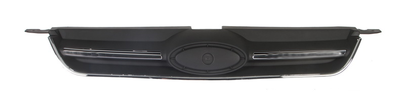 Grila radiator Ford C-Max, 11.2010-12.2014 , negru/grunduit, 1715390, 32M105 cu ornament cromat