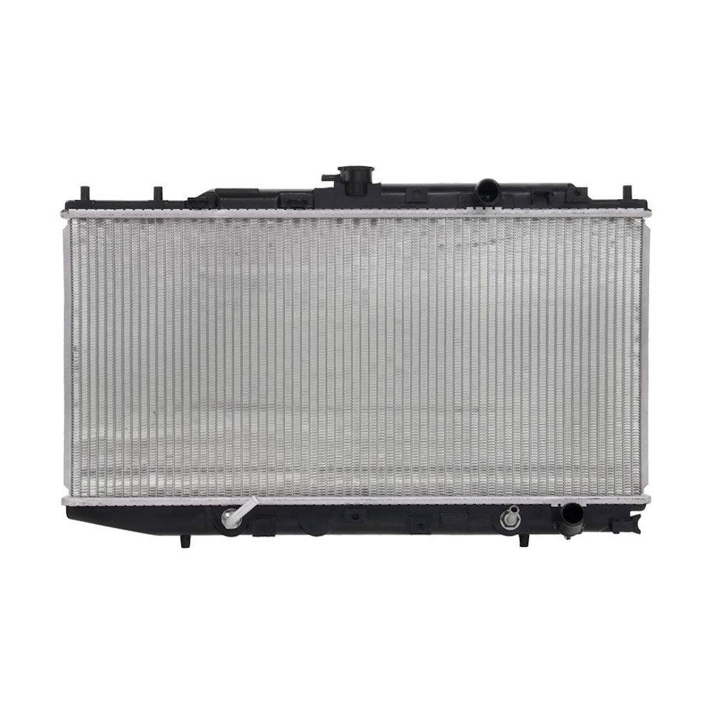 Radiator racire Honda Civic/Crx, 1988-1991, Honda Shuttle, 1988-1995, Motorizare 1, 5 66kw; 1, 6 81/96kw Benzina, tip climatizare Cu/fara AC, cutie automata, tip Denso, diametru intrare/iesire 28/28mm, dimensiune 670x327x16mm, Cu lipire fagure prin brazar