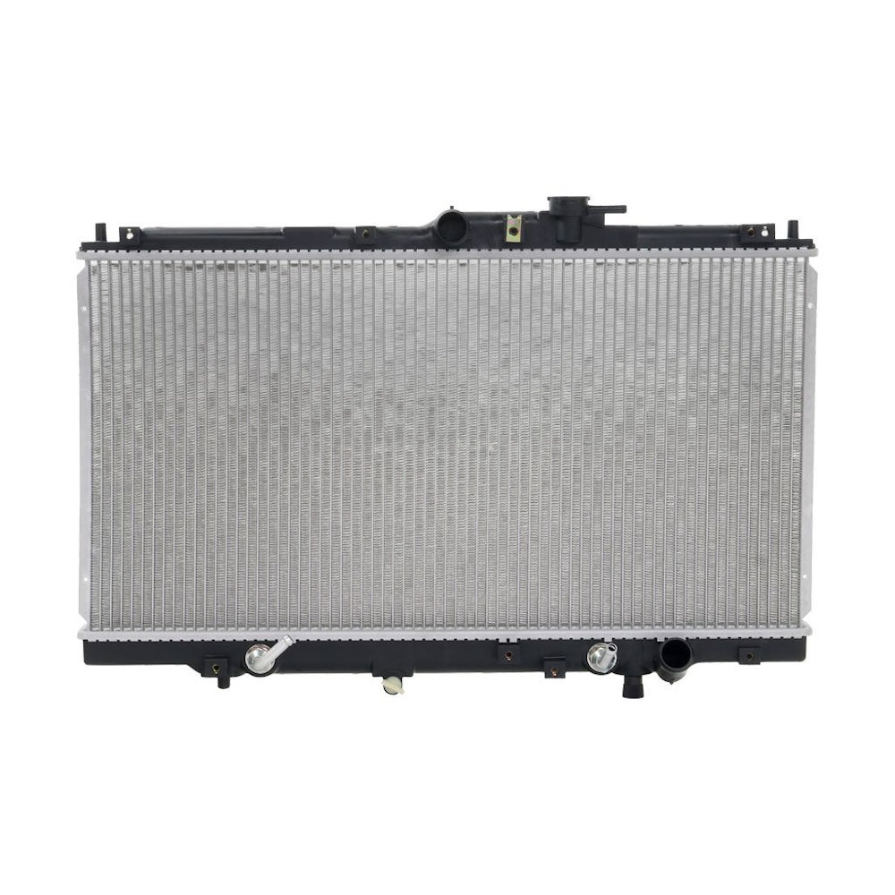 Radiator racire Honda Accord, 12.1993-12.1995 Motorizare 2, 0 100kw, Prelude, 02.1997-2002 Motorizare 2, 0 98kw / 2, 2 136kw Benzina, cutie Automata, tip Denso, diametru intrare/iesire 32/32mm, dimensiune 674x348x17mm, Cu lipire fagure prin brazare