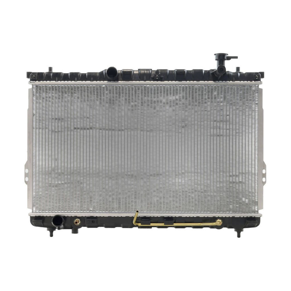 Radiator racire Hyundai Santa Fe (Cm), 08.2000-12.2005, Motorizare 2, 4 107kw; 2, 7 V6 129kw Benzina, tip climatizare Cu/fara AC, cutie automata, dimensiune 715x403x16mm, Cu lipire fagure prin brazare, Aftermarket