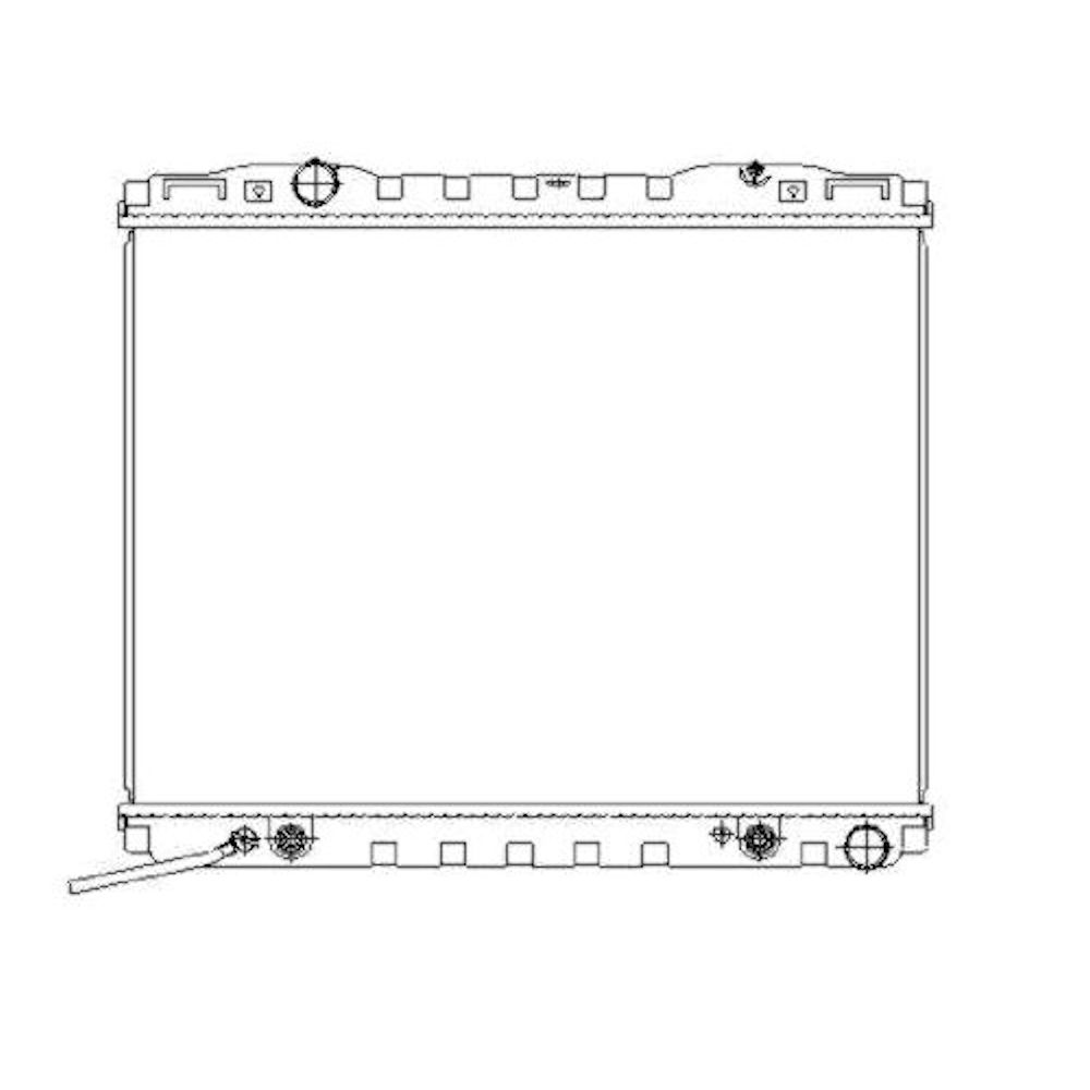 Radiator racire Kia Sorento (Jc), 07.2002-04.2004, Motorizare 3, 5 V6 143kw Benzina, tip climatizare Cu/fara AC, cutie automata, tip Doowon, dimensiune 618x577x26mm, Cu lipire fagure prin brazare, Aftermarket